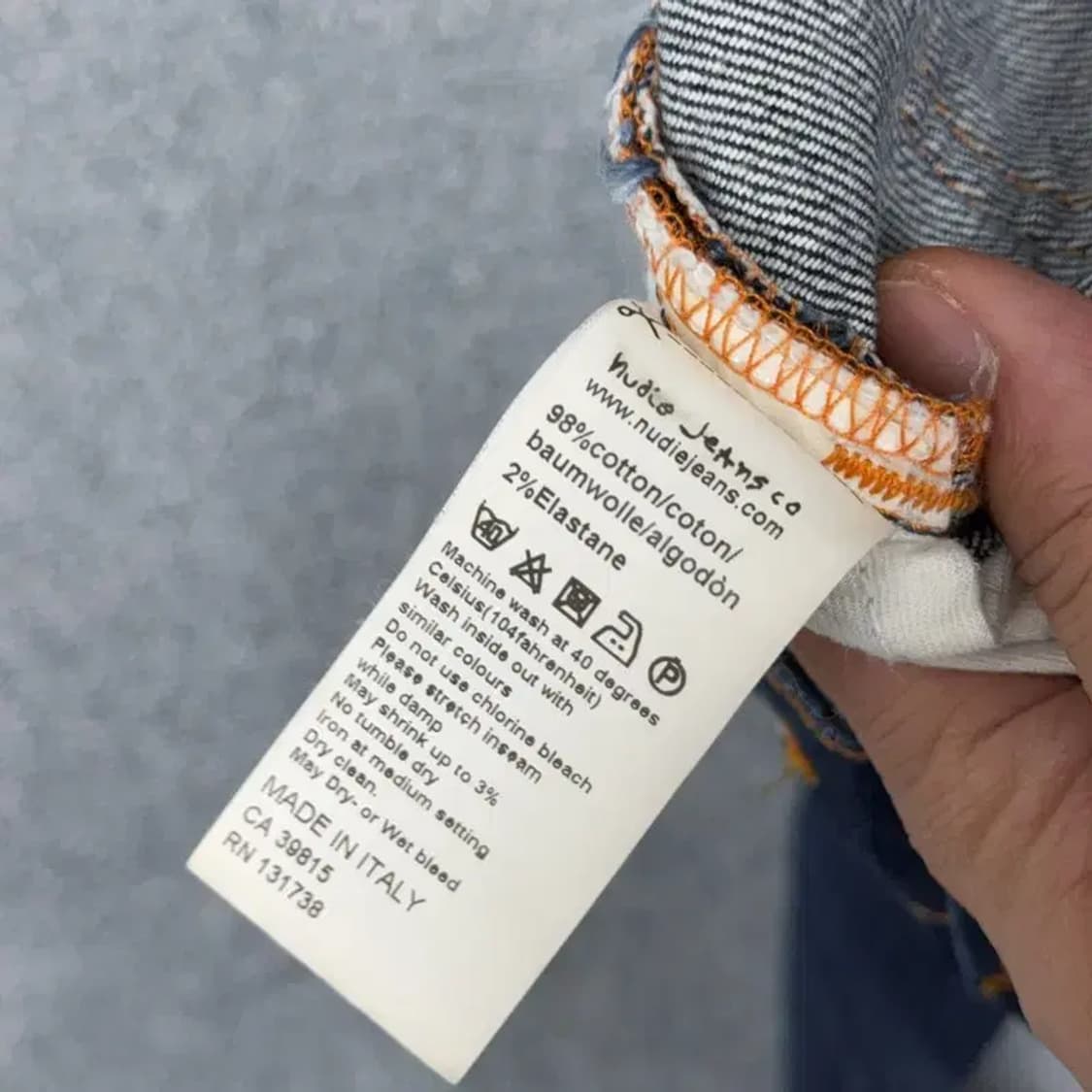 누디진 씬핀 스키니진 청바지 데님팬츠 27 상품이미지8