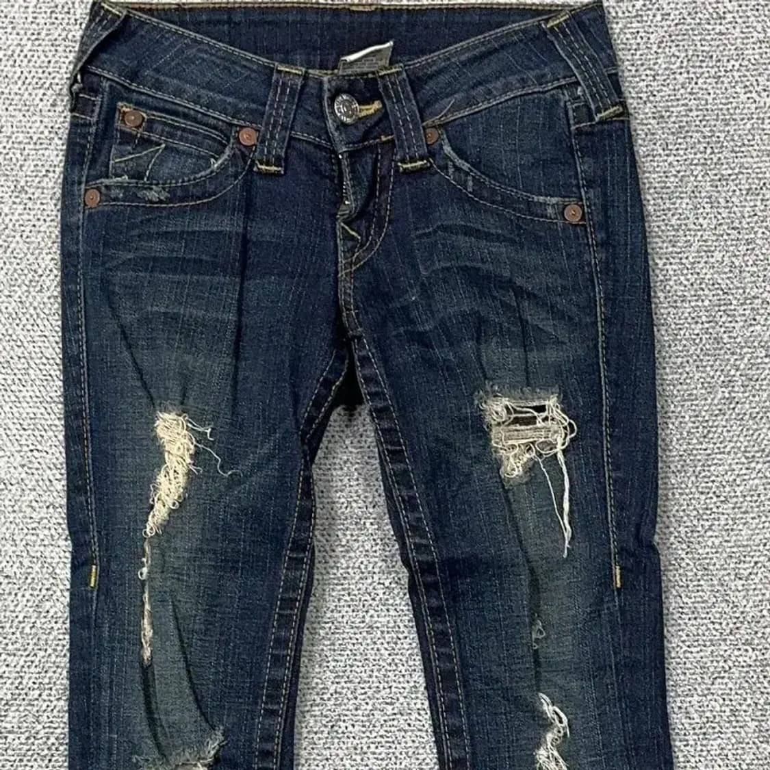 트루릴리젼 빈티지 여성 스키니진 데님팬츠 24 상품이미지3