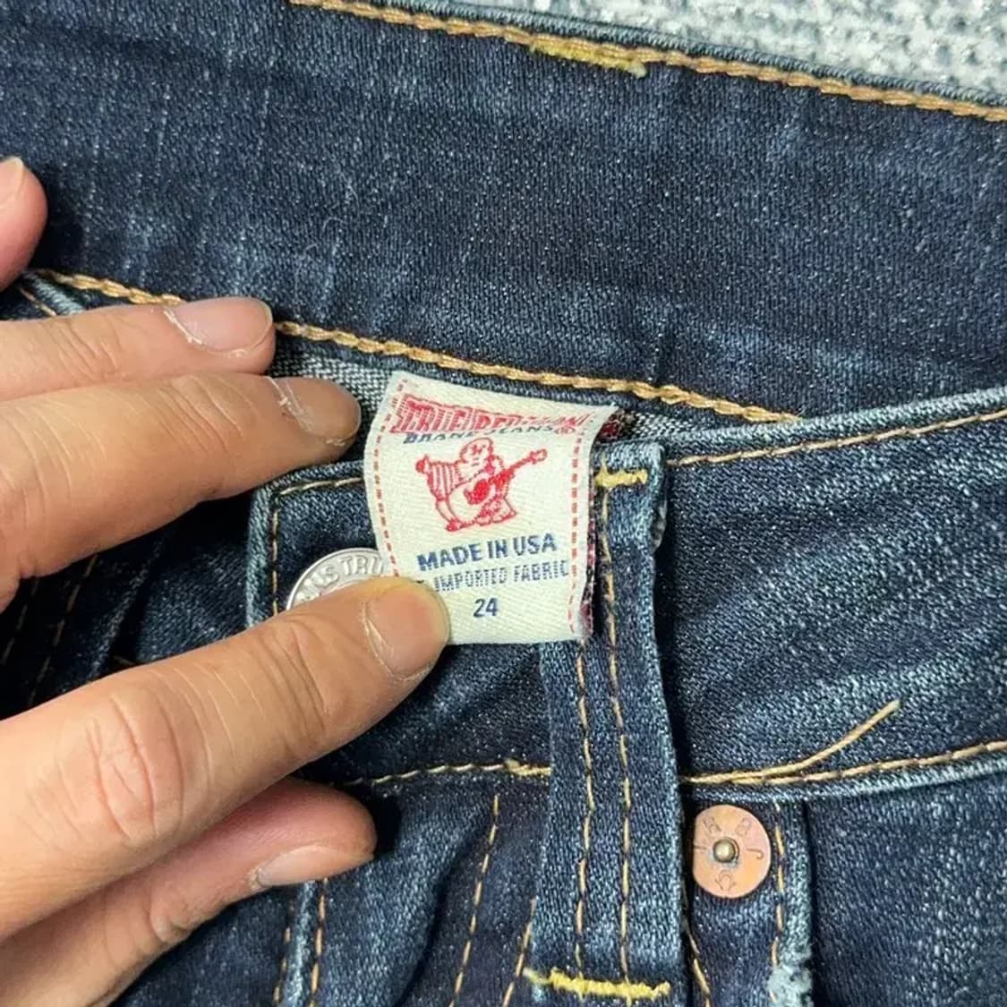 트루릴리젼 빈티지 여성 스키니진 데님팬츠 24 상품이미지5