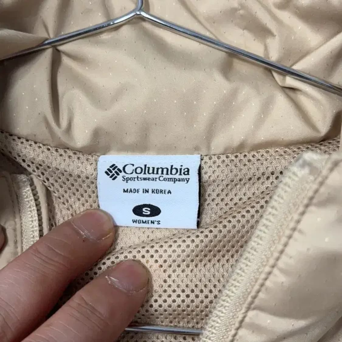 콜롬비아 로고 여성 캐주얼 사파리 바람막이 S 상품이미지3