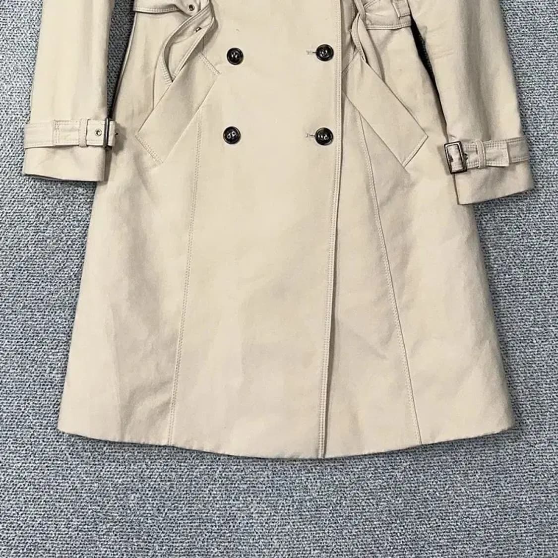 자라 크림 베이지 여성 클래식 트렌치 코트 XS 상품이미지4