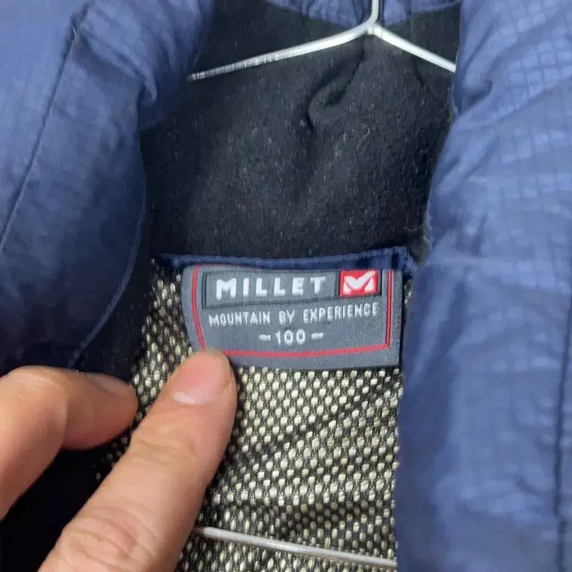 밀레 네이비 패딩 100 상품이미지4