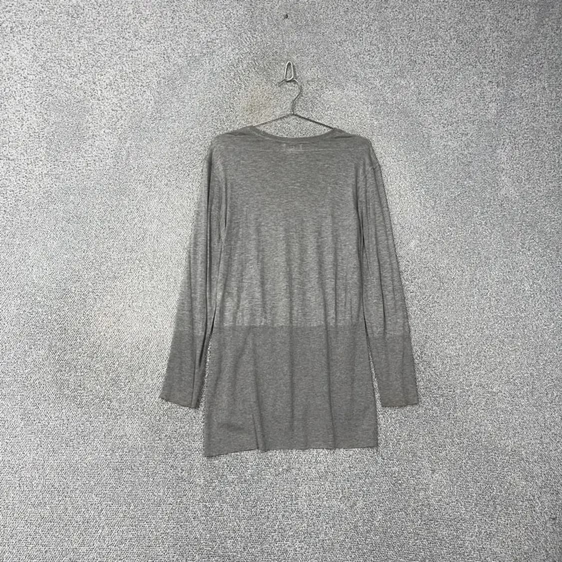 DKNY 라이트 그레이 캐주얼 라이오셀 롱 니트 S 상품이미지2