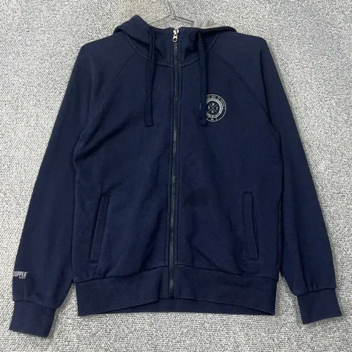 코오롱 스포츠 캐주얼 로고 네이비 후드집업 95 상품이미지1