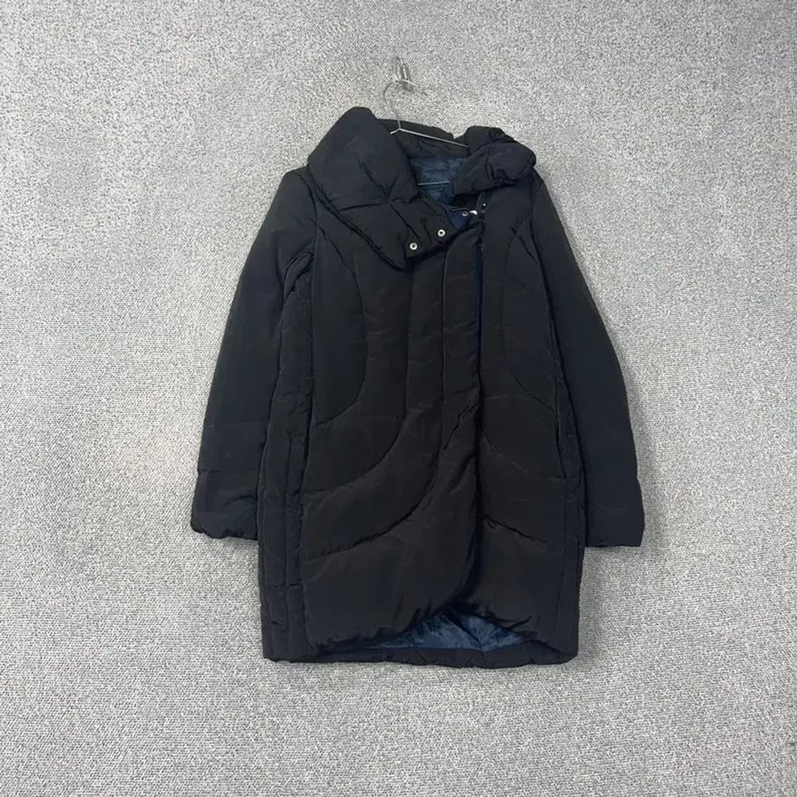 지고트 덕다운 블랙 롱패딩 88-90-160 상품이미지1