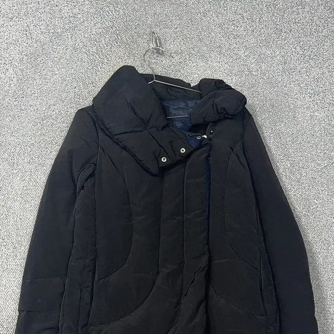 지고트 덕다운 블랙 롱패딩 88-90-160 상품이미지3