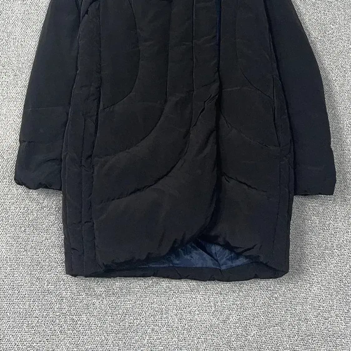 지고트 덕다운 블랙 롱패딩 88-90-160 상품이미지4