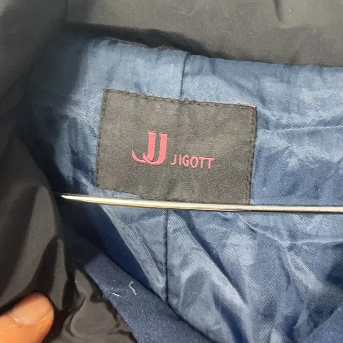 지고트 덕다운 블랙 롱패딩 88-90-160 상품이미지5