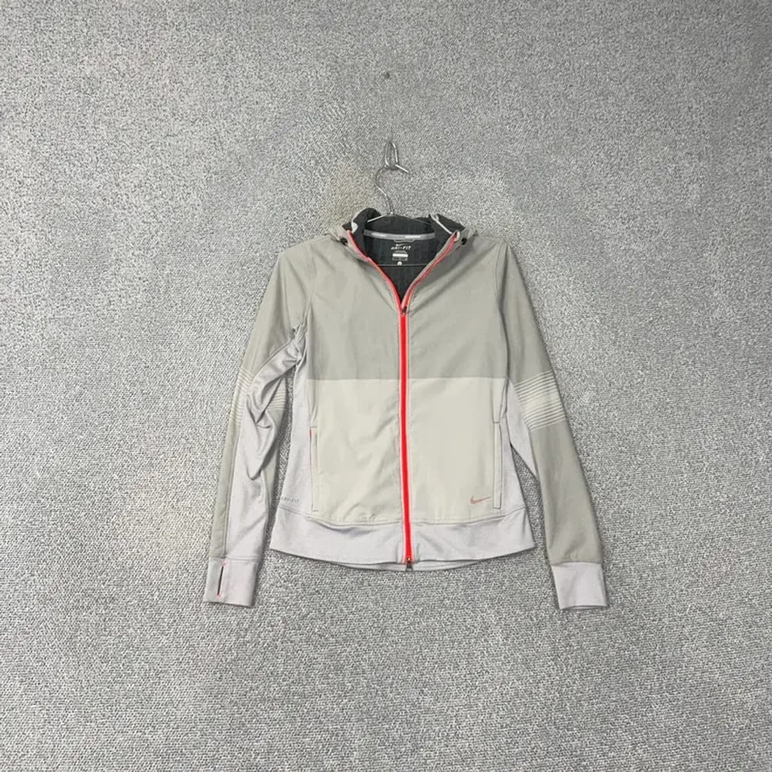 나이키 드라이핏 여성 기능성 운동 그레이 후드집업 S 상품이미지1