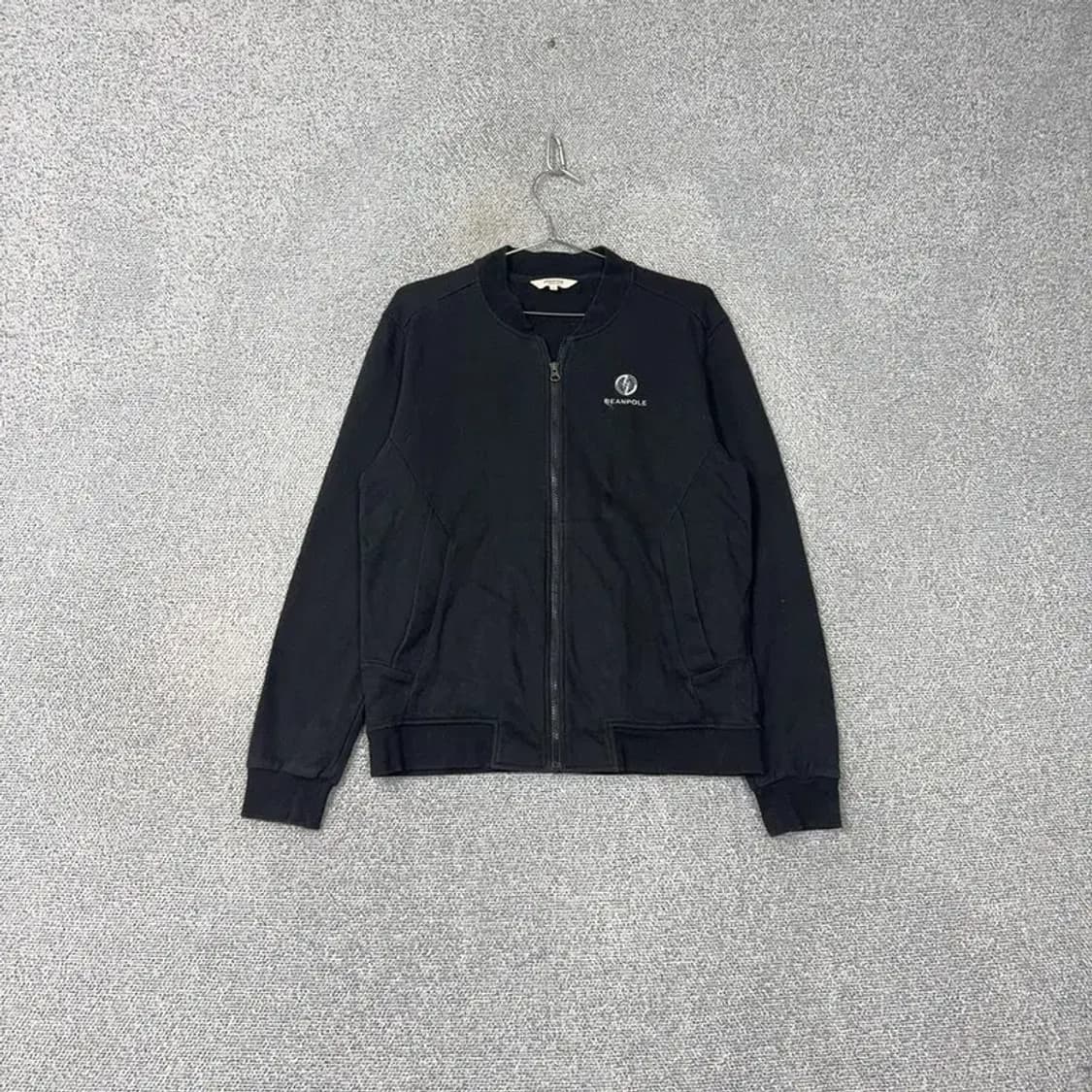 빈폴 로고 남성 캐주얼 코튼 면 블루종 집업 100 상품이미지1