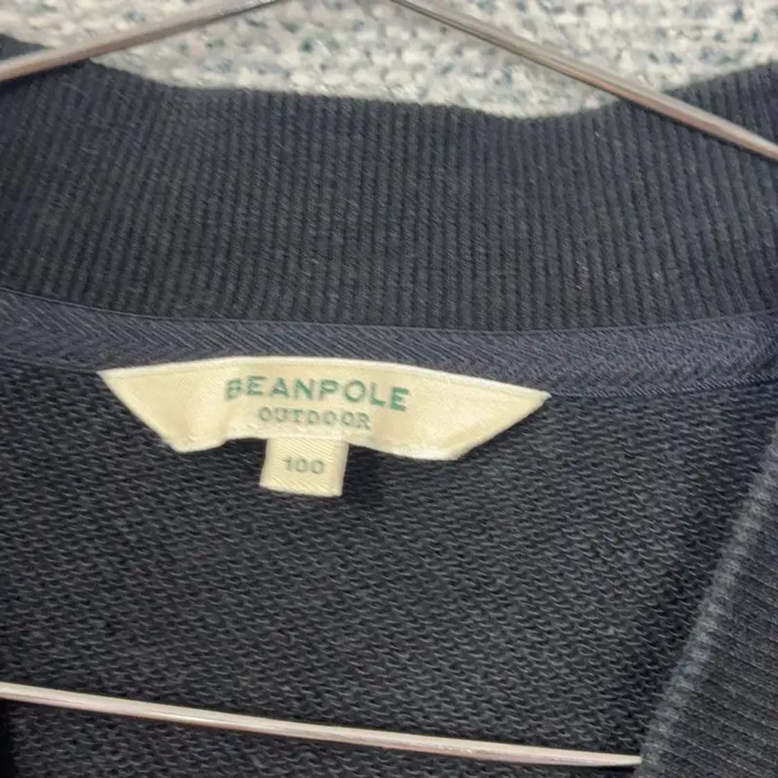 빈폴 로고 남성 캐주얼 코튼 면 블루종 집업 100 상품이미지3