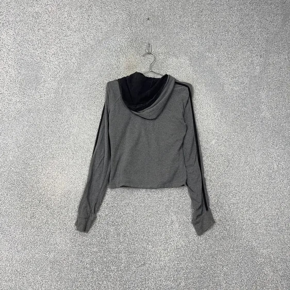 DKNY 그레이 Y2K 트랙 후드집업 S 상품이미지2