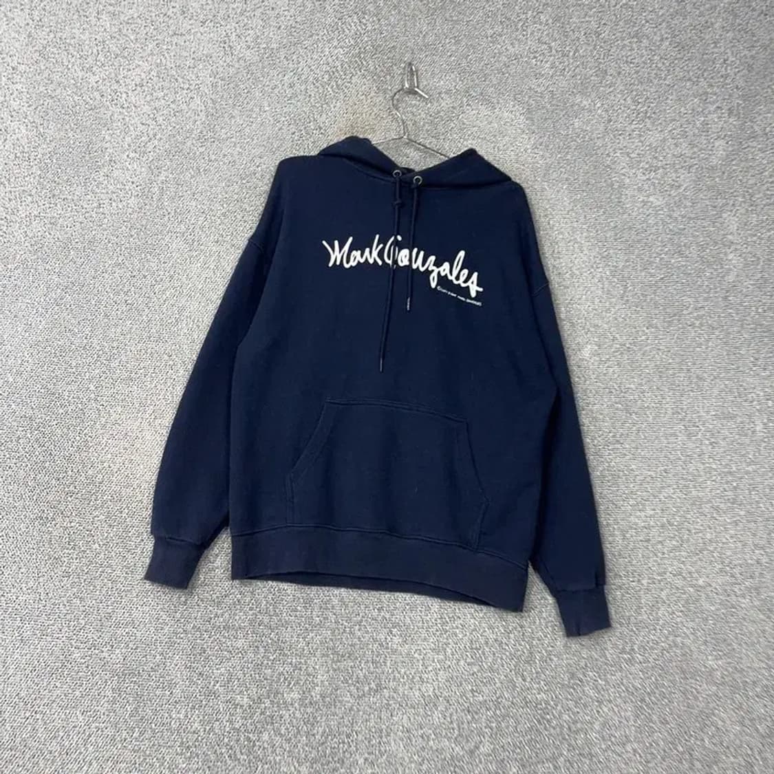 마크곤잘레스 스펠 로고 프린팅 오버핏 네이비 후드티 S 상품이미지1