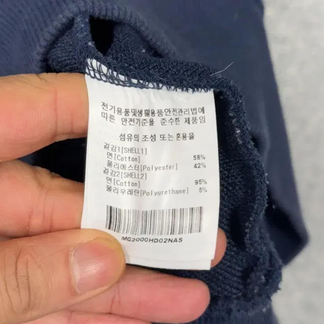 마크곤잘레스 스펠 로고 프린팅 오버핏 네이비 후드티 S 상품이미지4