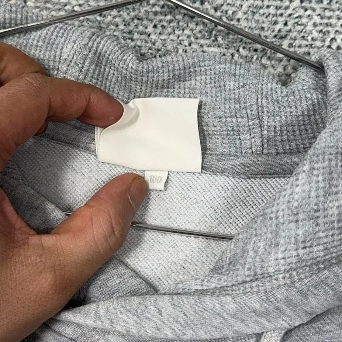 MLB 뉴욕양키즈 프린팅 로고 그레이 후드티 100 상품이미지6