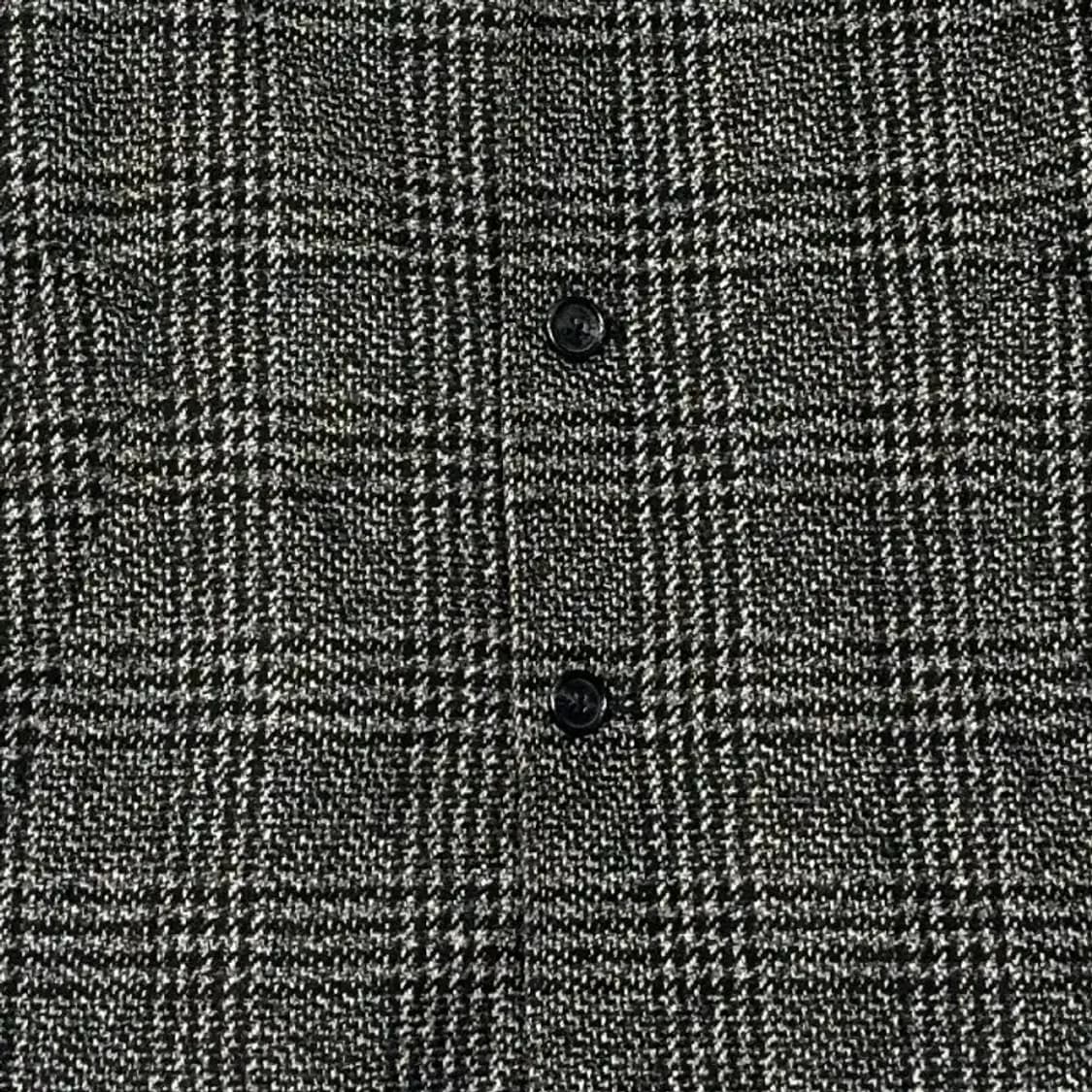 지오다노 남성 체크 그레이 코트 100 상품이미지3