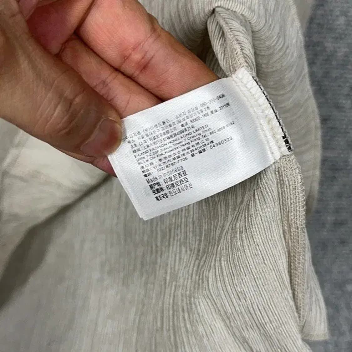 [새상품]스파오 크림 캐주얼 여성 블라우스 M 상품이미지5