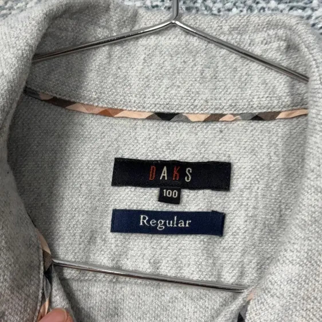 닥스 로고 남성 클래식 캐주얼 셔츠 100 상품이미지3