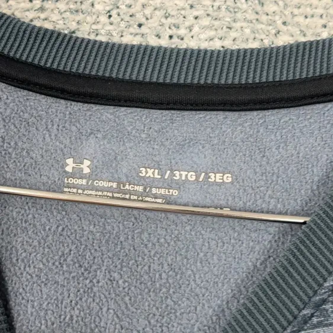 언더아머 그레이 기모 맨투맨 3XL 상품이미지3