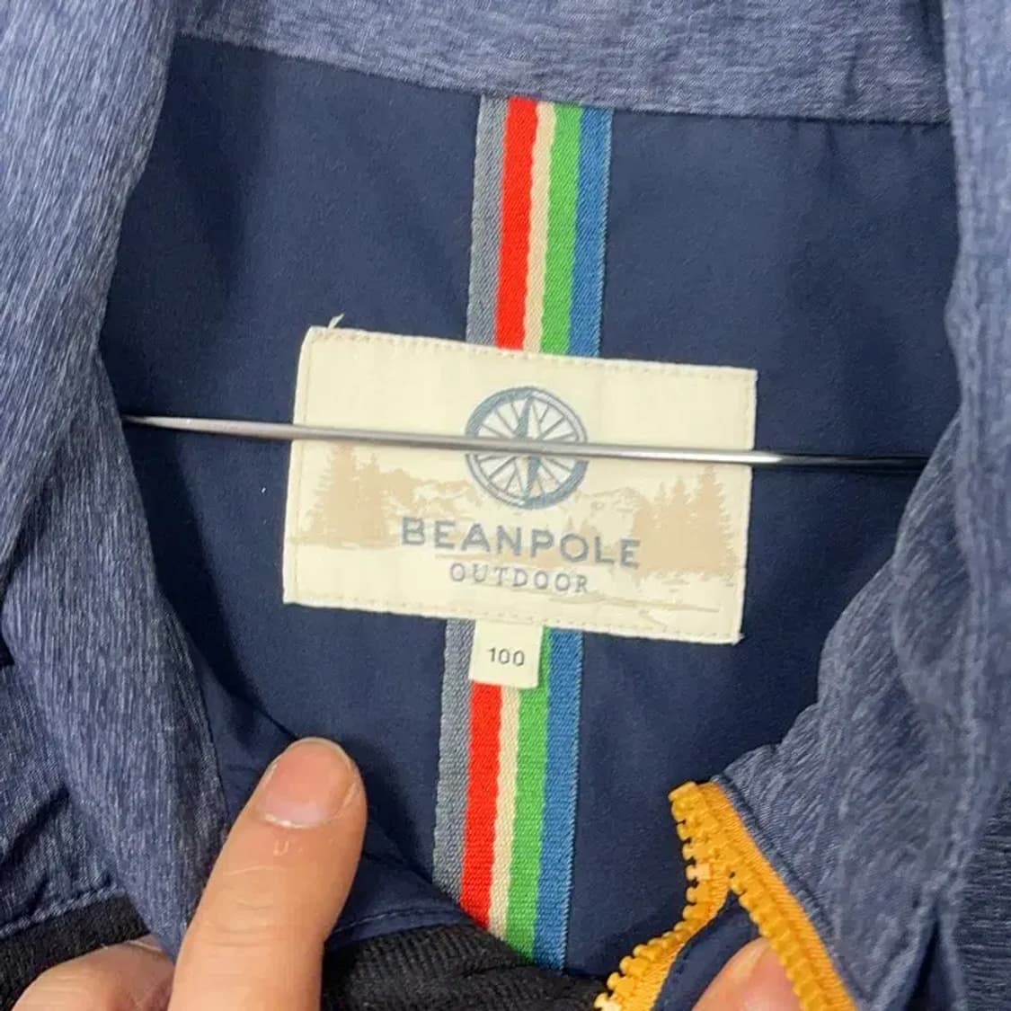 빈폴 아웃도어 네이비 바람막이 100 상품이미지3