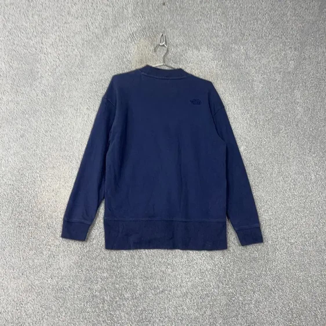 노스페이스 로고 지퍼 네이비 맨투맨 L 상품이미지2