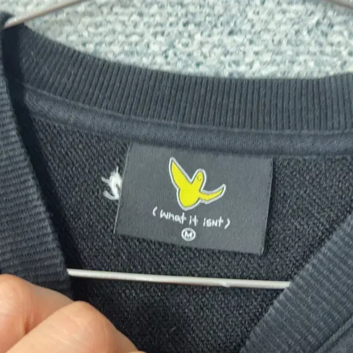 마크제이콥스 로고 캐주얼 블랙 맨투맨 M 상품이미지3