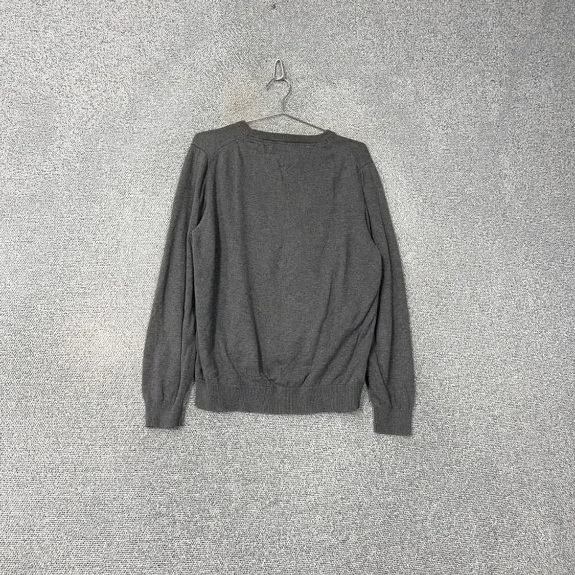 타미힐피거 라운드넥 코튼 그레이 니트 XL 상품이미지2