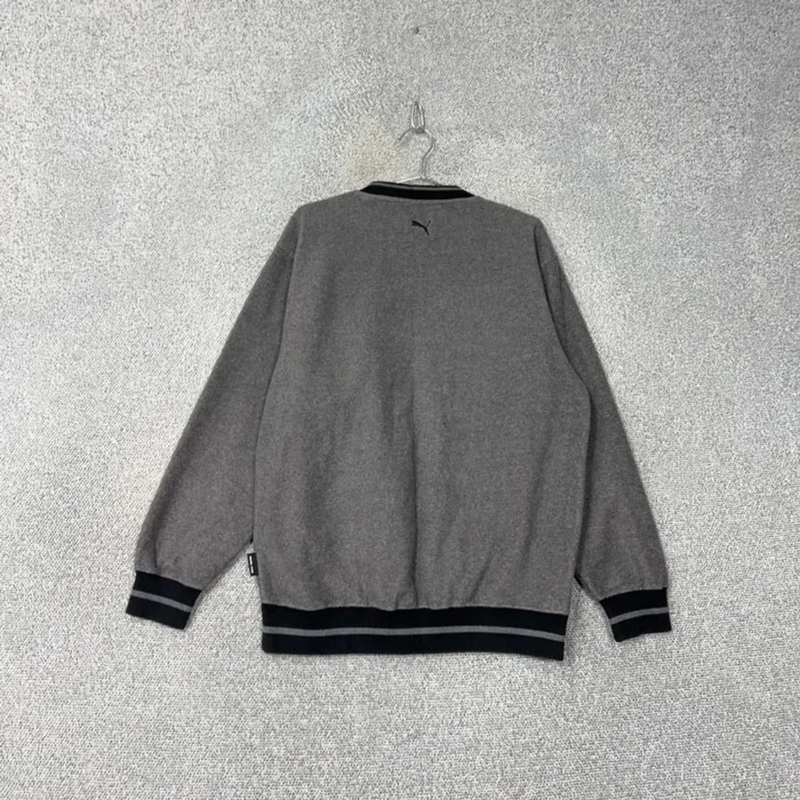 푸마 빅로고 기능성 그레이 맨투맨 L 상품이미지2