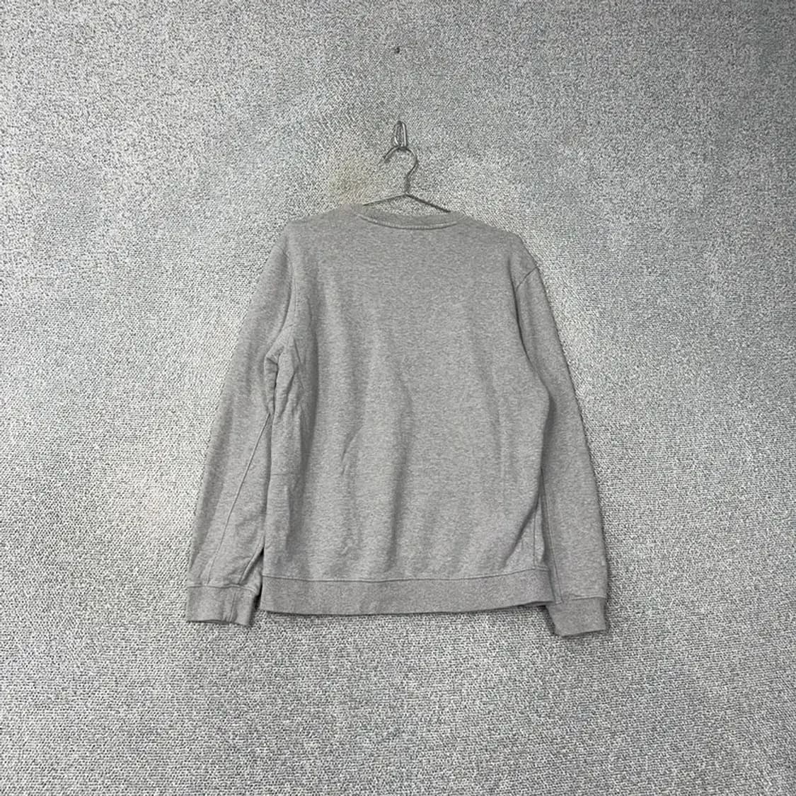 데상트 빅로고 프린팅 그레이 맨투맨 M 상품이미지2