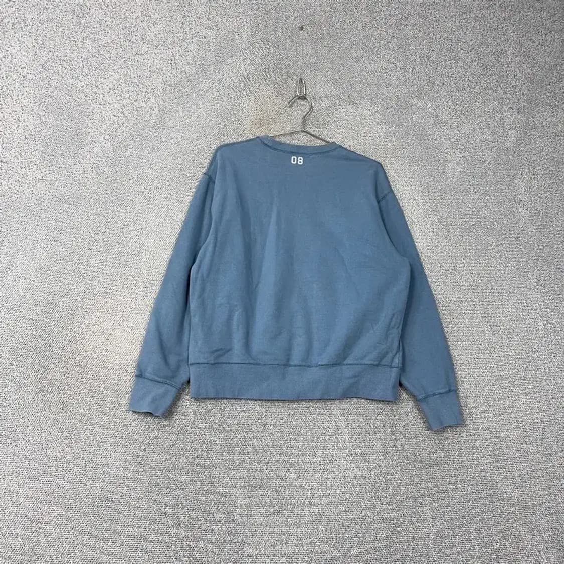 커버낫 로고 블루 맨투맨 M 상품이미지2