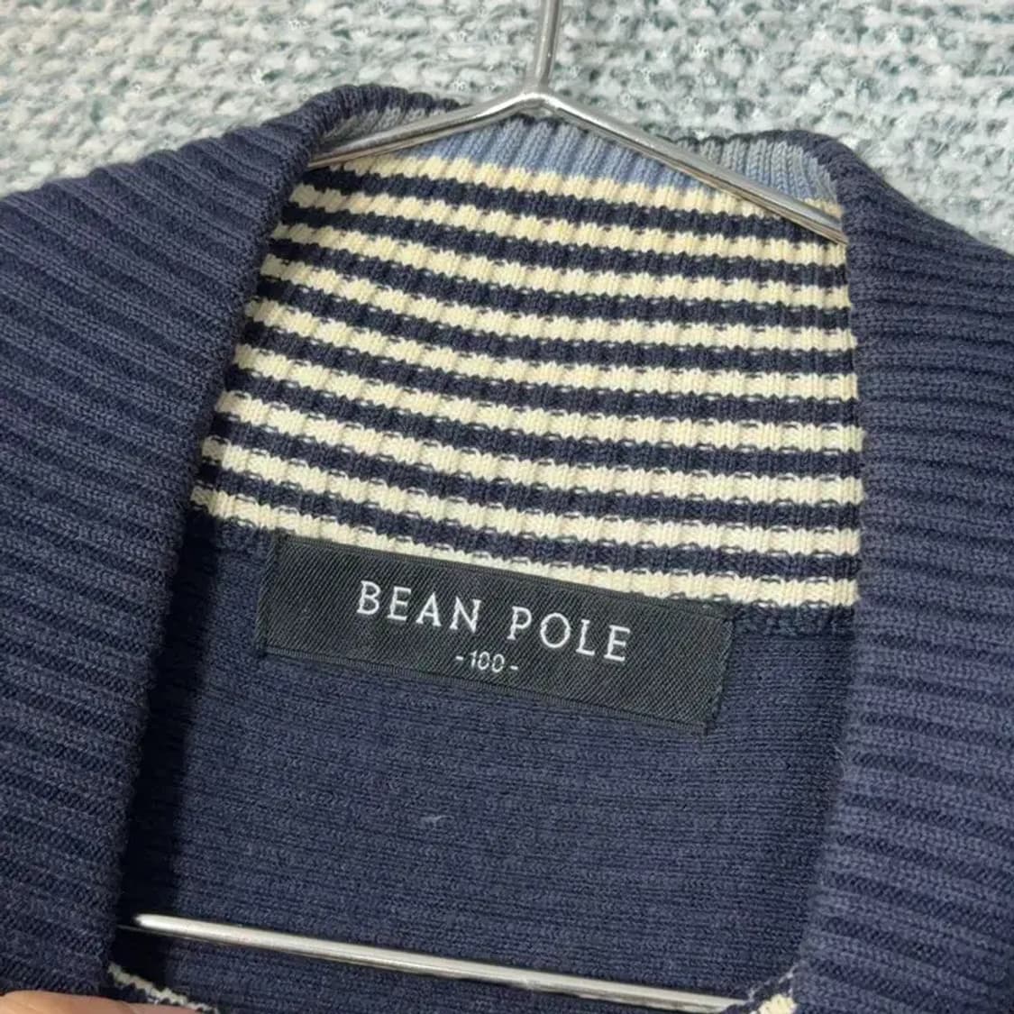 빈폴 코튼 니트 네이비 가디건 100 상품이미지3