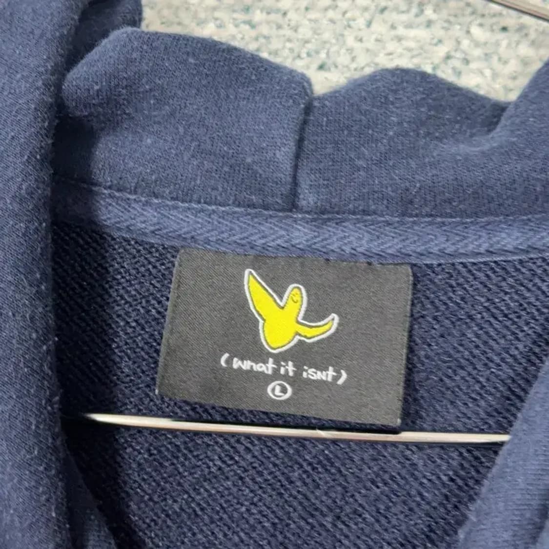 마크곤잘레스 로고 네이비 후드티 L 상품이미지3