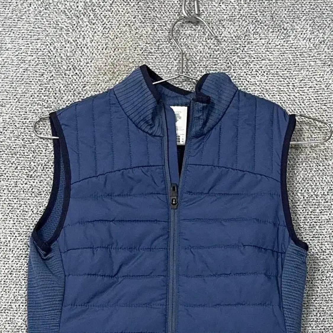 데상트 여성 기능성 네이비 경량 패딩 조끼 S 상품이미지3