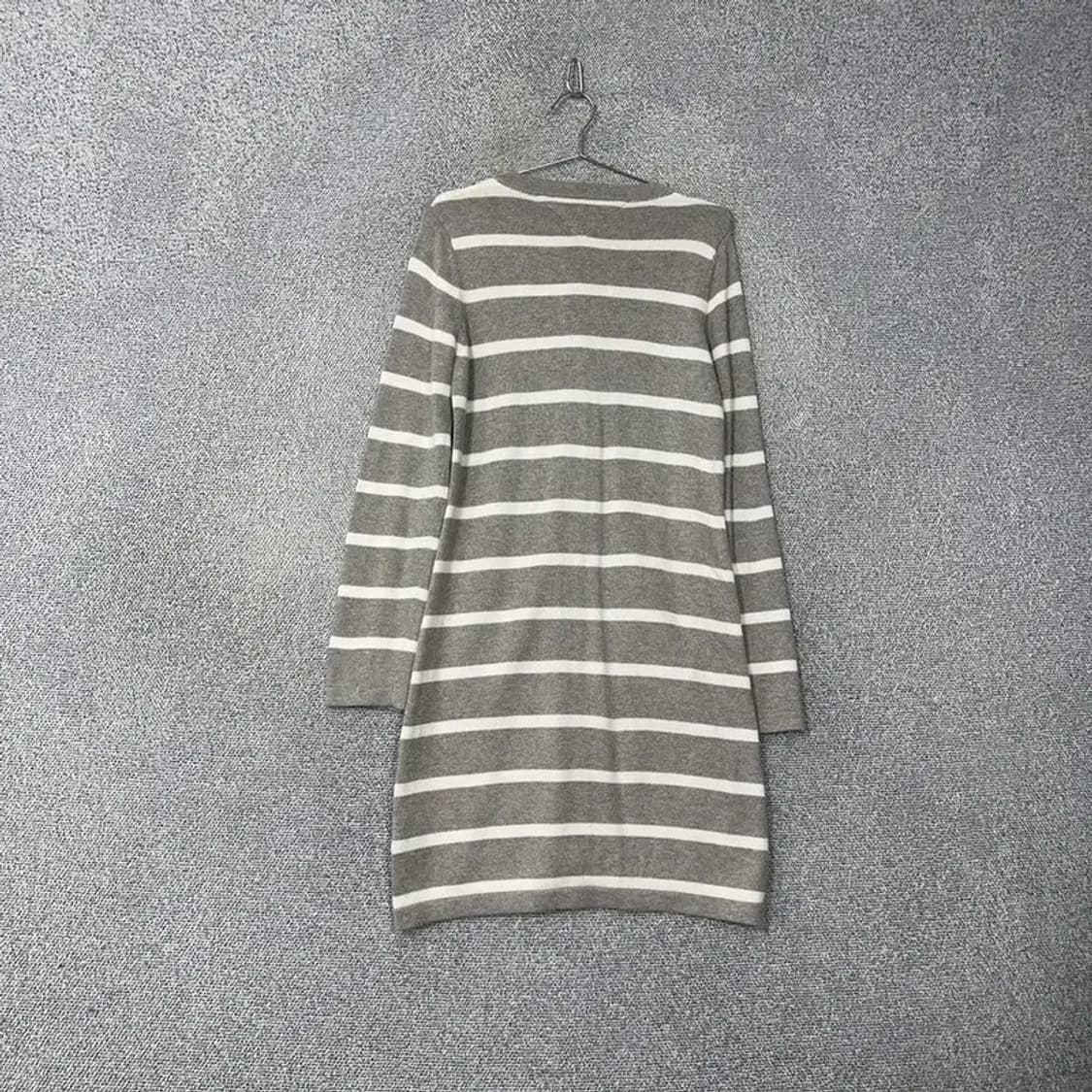 타미힐피거 스트라이프 그레이 가디건 M 상품이미지2