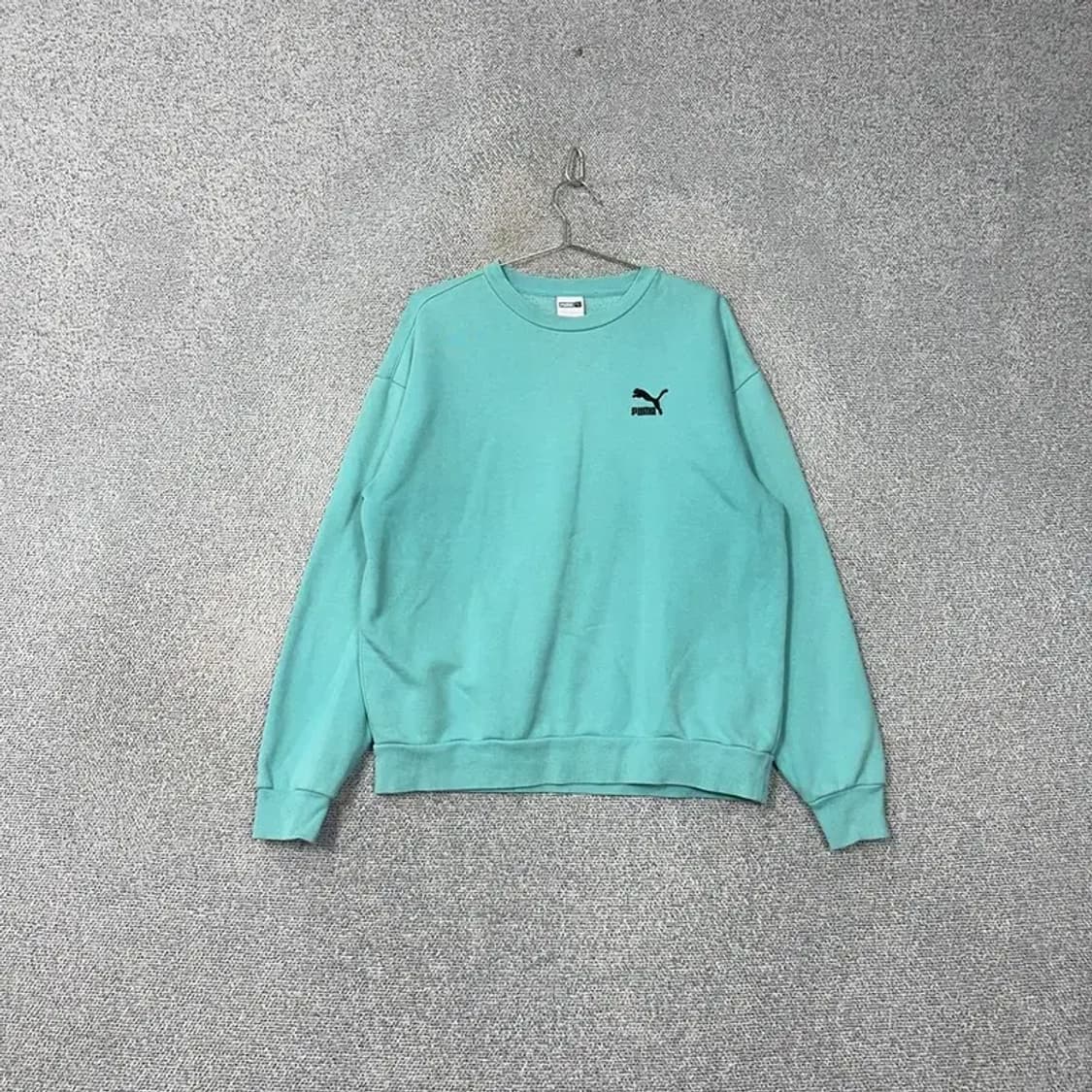 푸마 로고 민트 맨투맨 S 상품이미지1