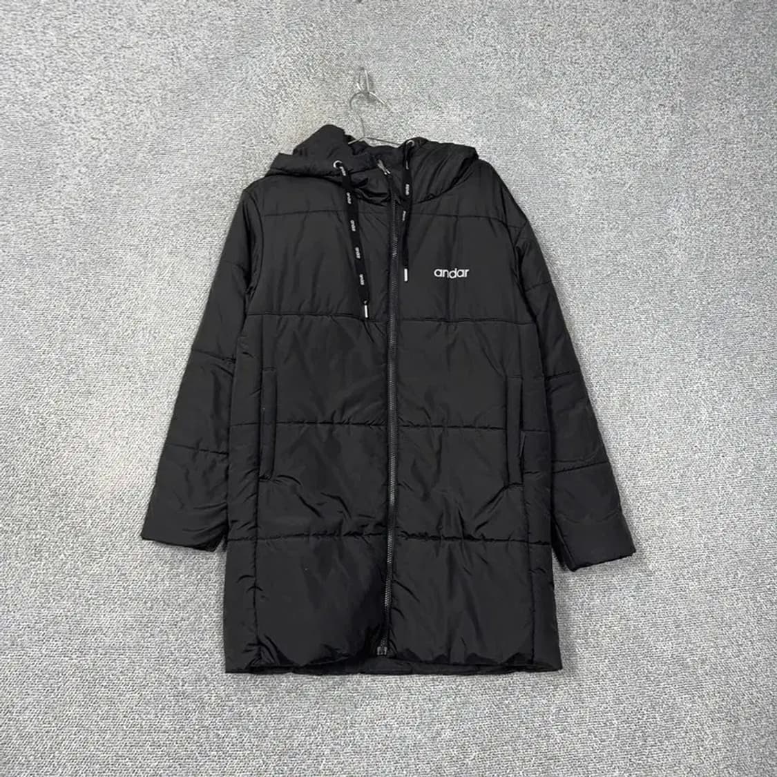 안다르 양면 블랙 롱패딩 4사이즈 상품이미지1