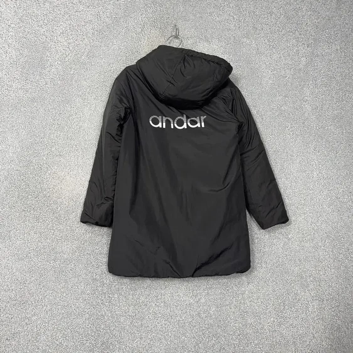 안다르 양면 블랙 롱패딩 4사이즈 상품이미지2