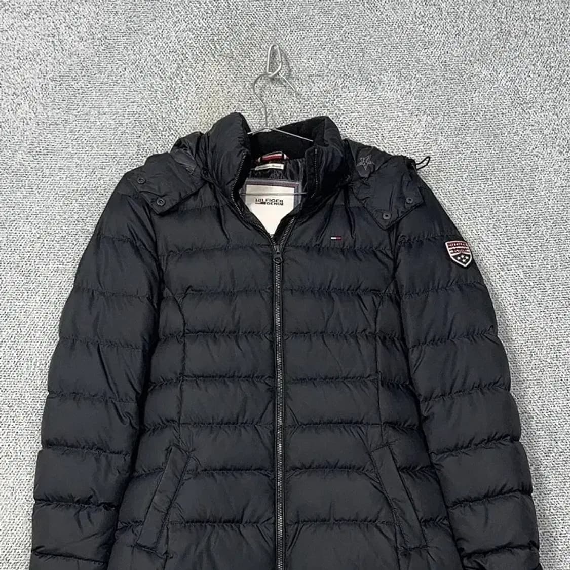 타미힐피거 여성 블랙 롱패딩 S 상품이미지3