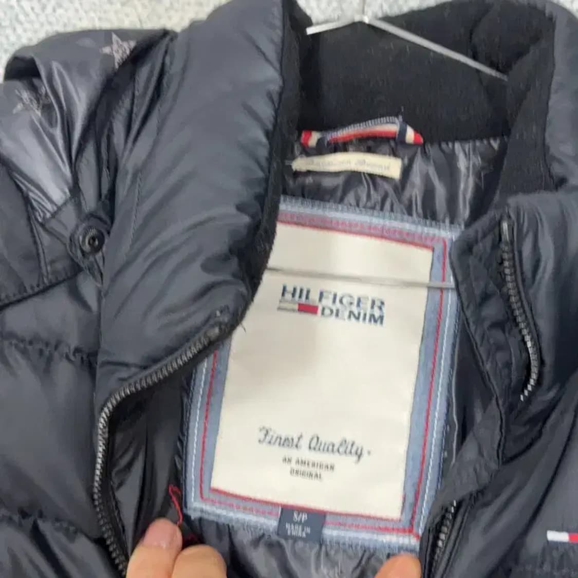 타미힐피거 여성 블랙 롱패딩 S 상품이미지5