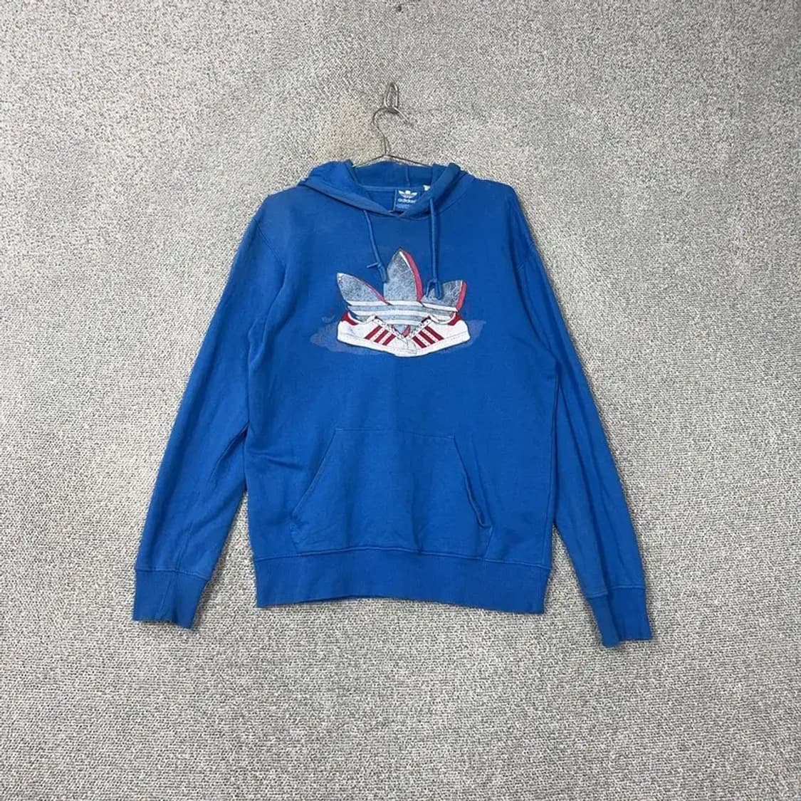 아디다스 프린팅 블루 후드티 100 상품이미지1