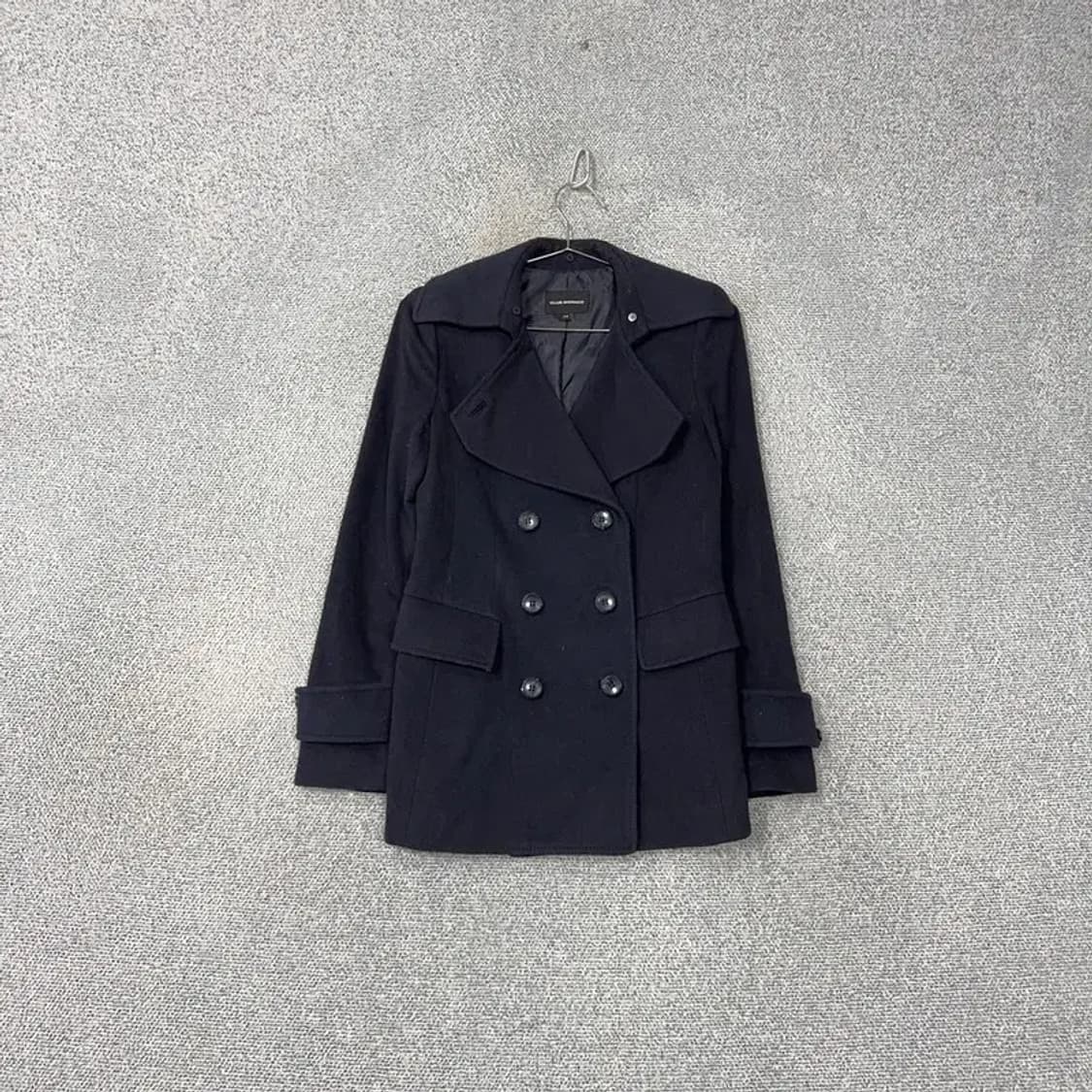 클럽모나코 네이비 여성 클래식 캐주얼 울 피코트 XS 상품이미지1