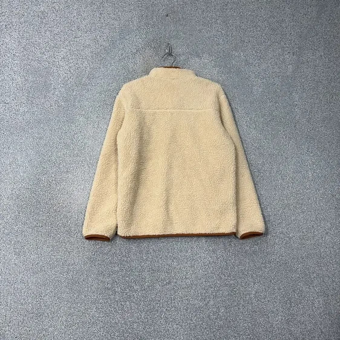 아이더 베이지 퀄팅 포켓 양털 뽀글이 후리스 집업 M 상품이미지2