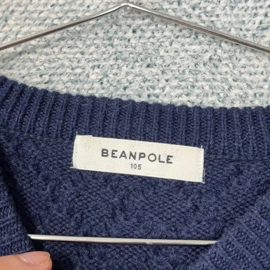 빈폴 남성 클래식 캐주얼 버건디 니트 105 상품이미지3