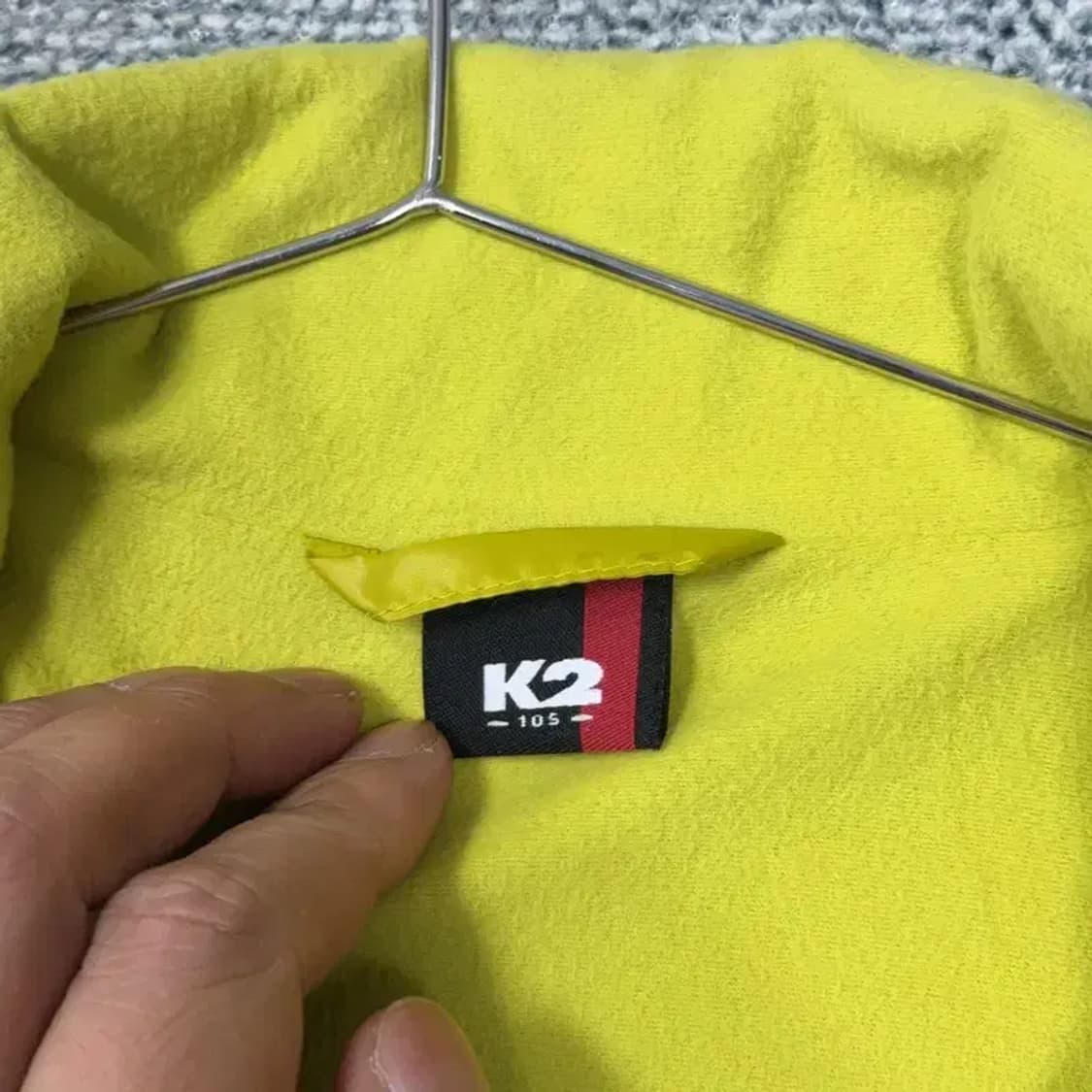 K2 옐로우 로고 기능성 바람막이 105 상품이미지4