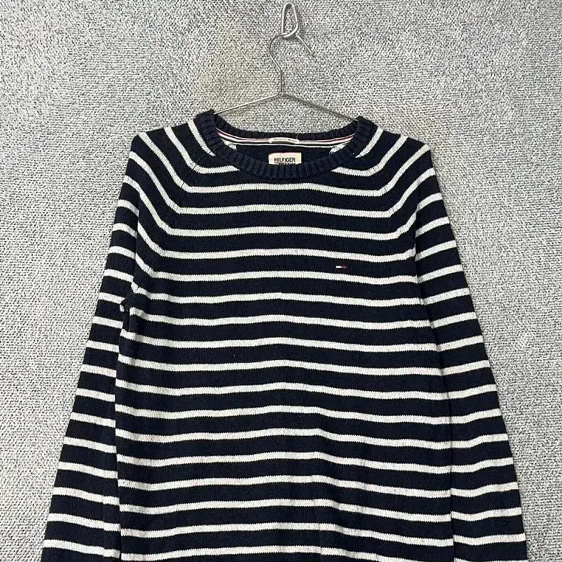 타미힐피거 네이비 스트라이프 남성 캐주얼 니트 L 상품이미지3