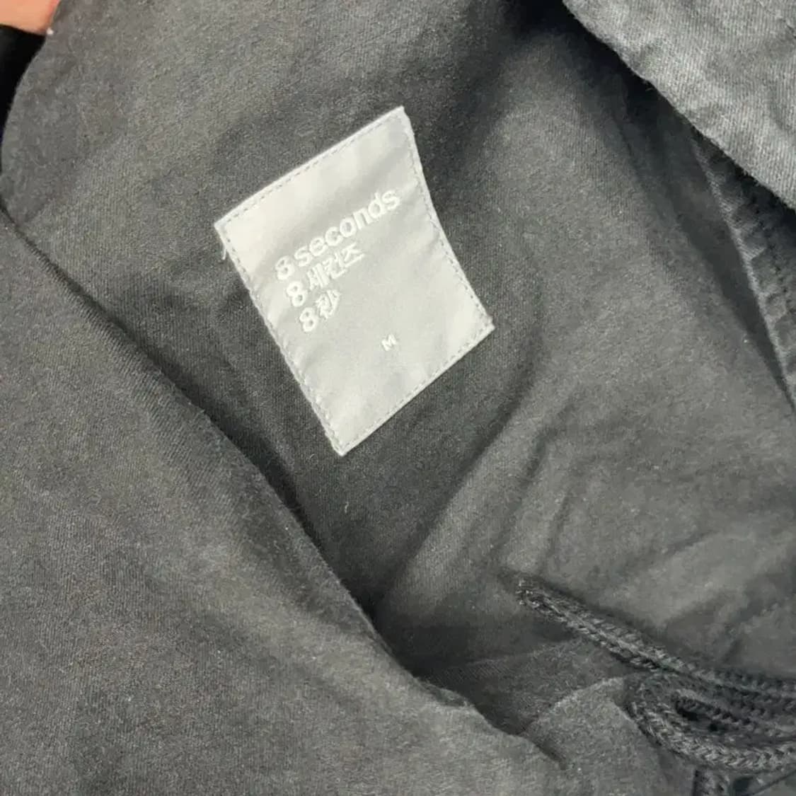 에잇세컨즈 여성 블랙 숏 오버핏 자켓 M 상품이미지3