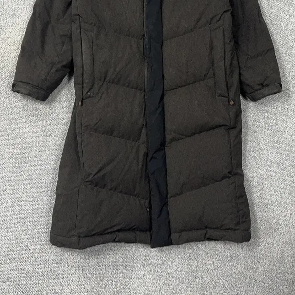 노스페이스 드라이벤트 그레이 거위털 구스다운 롱패딩 90 상품이미지4