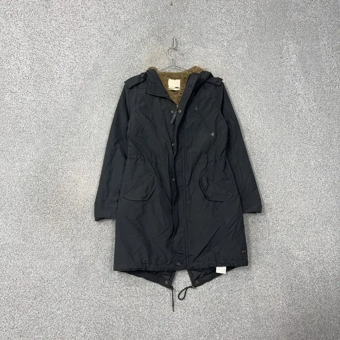 리바이스 빈티지 피쉬테일 후드 야상 롱패딩 점퍼 XS 상품이미지1