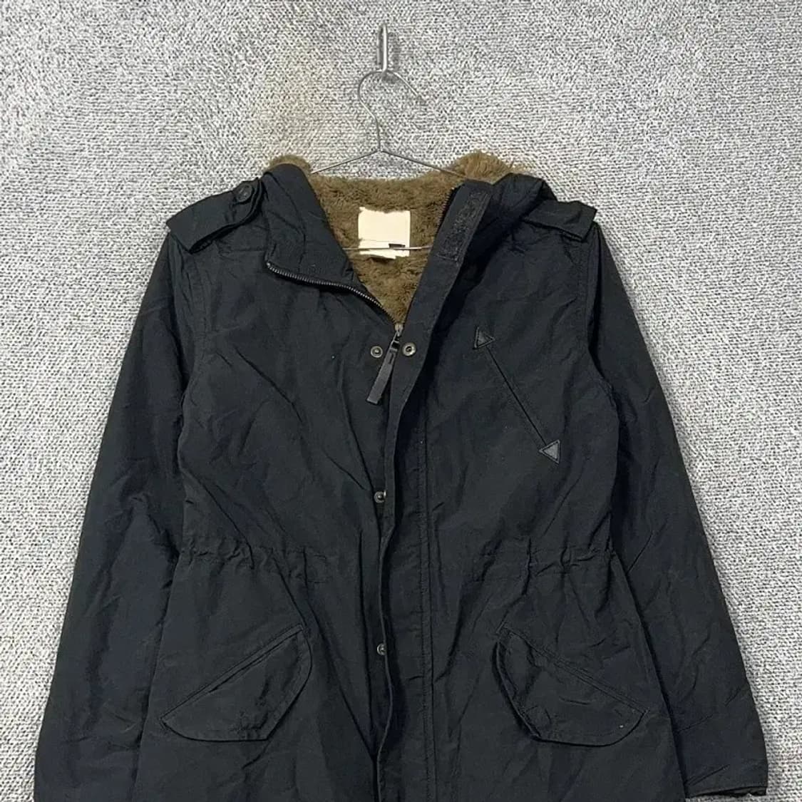 리바이스 빈티지 피쉬테일 후드 야상 롱패딩 점퍼 XS 상품이미지3