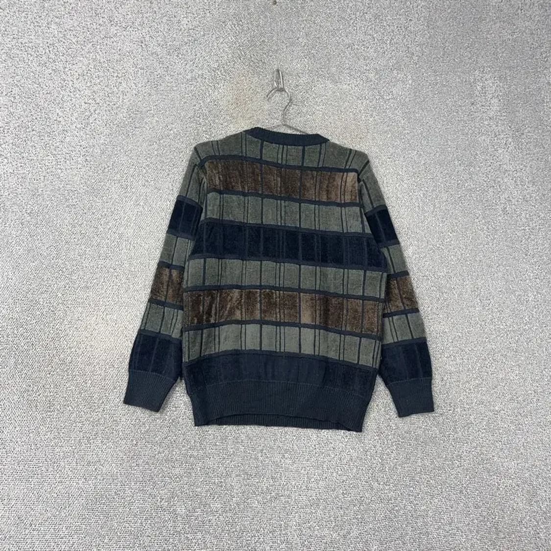 빈티지 패턴 울 니트 M 상품이미지2